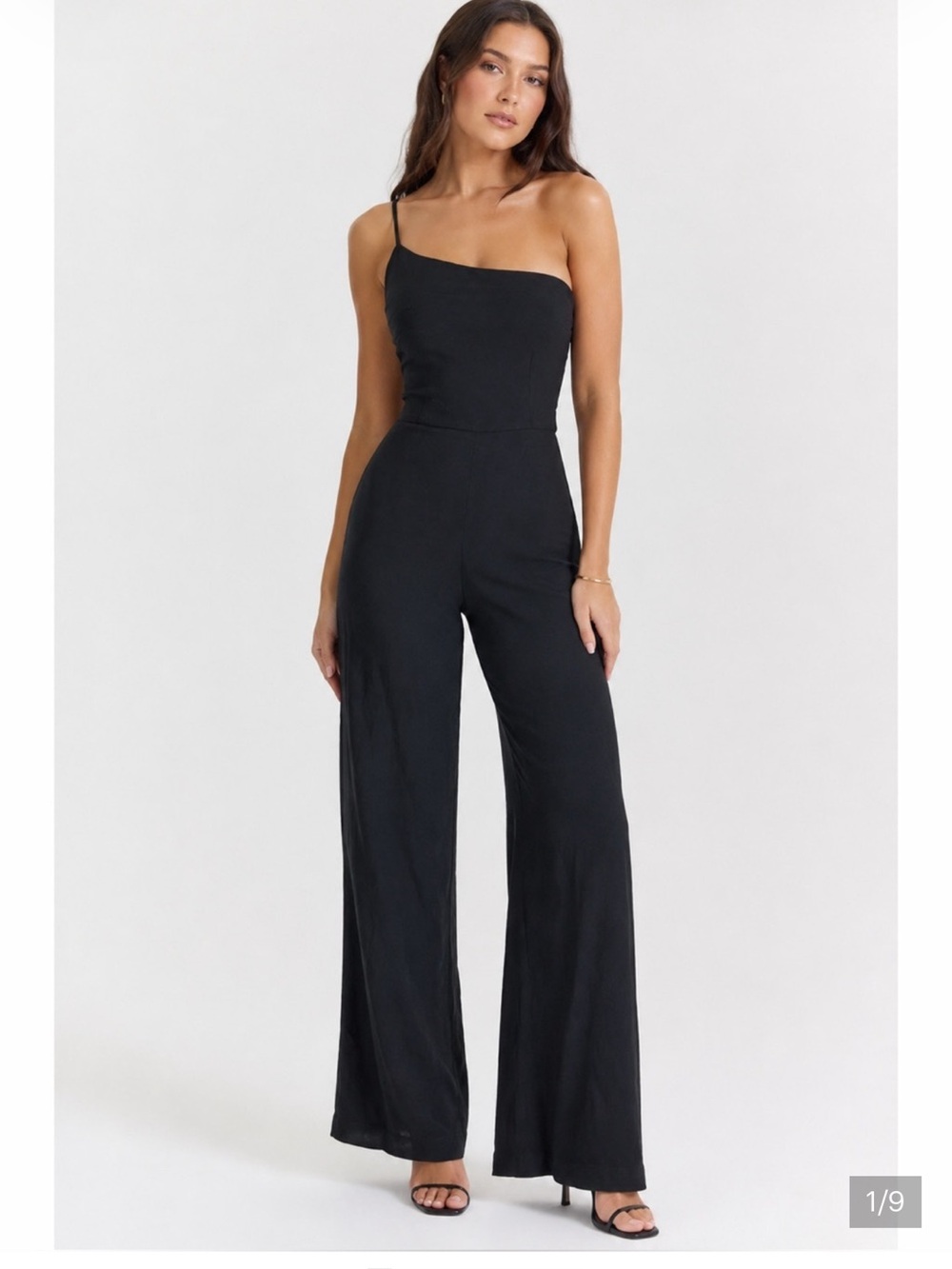 Women's Black Halter Jumpsuit petite